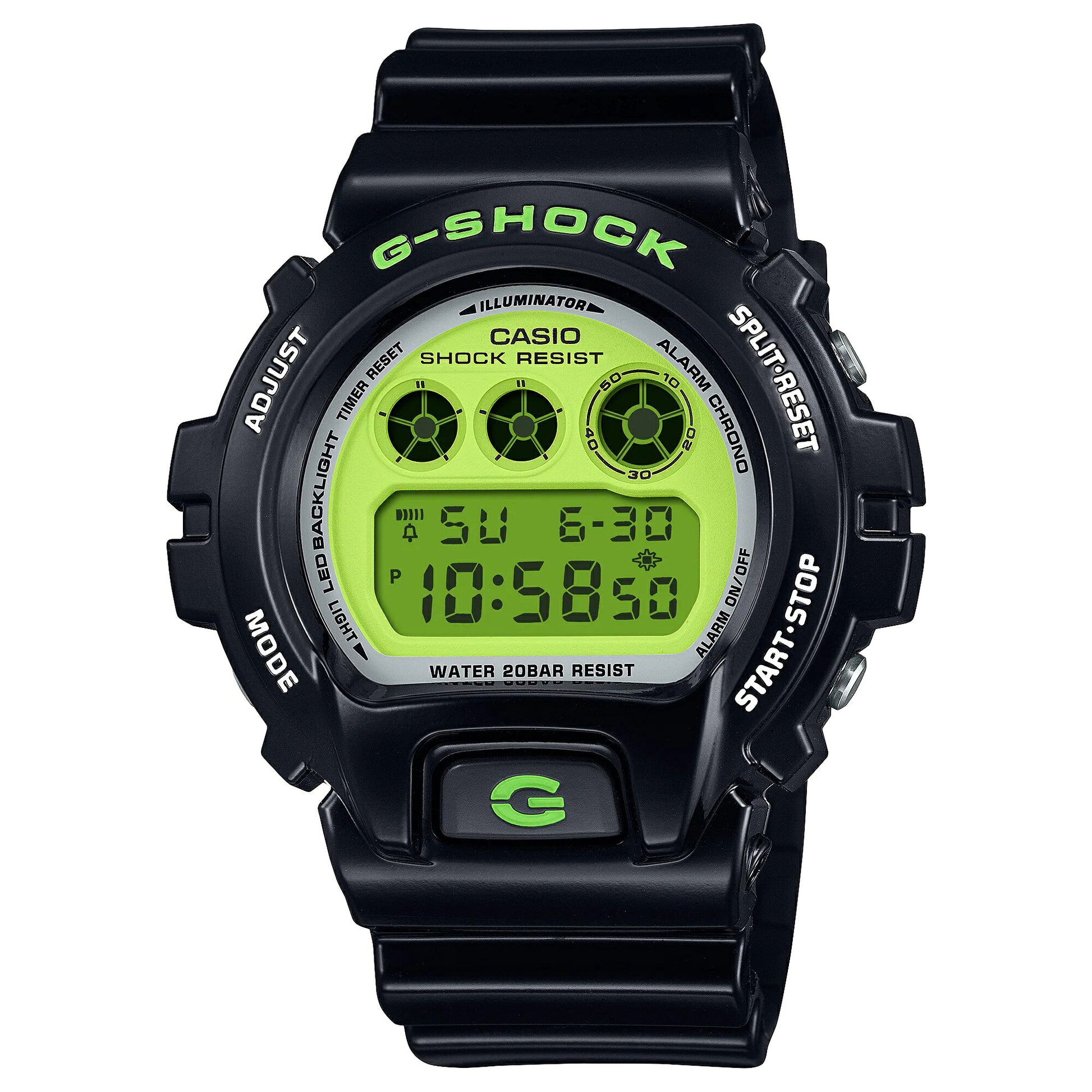 CASIO G-SHOCK DW-6900RCS-1JF Yellow CRAZY COLORS 2024 Men's Watch