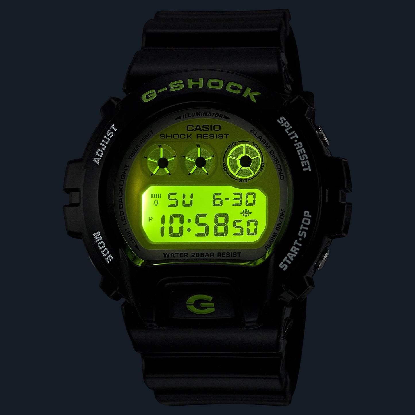 CASIO G-SHOCK DW-6900RCS-1JF Yellow CRAZY COLORS 2024 Men's Watch