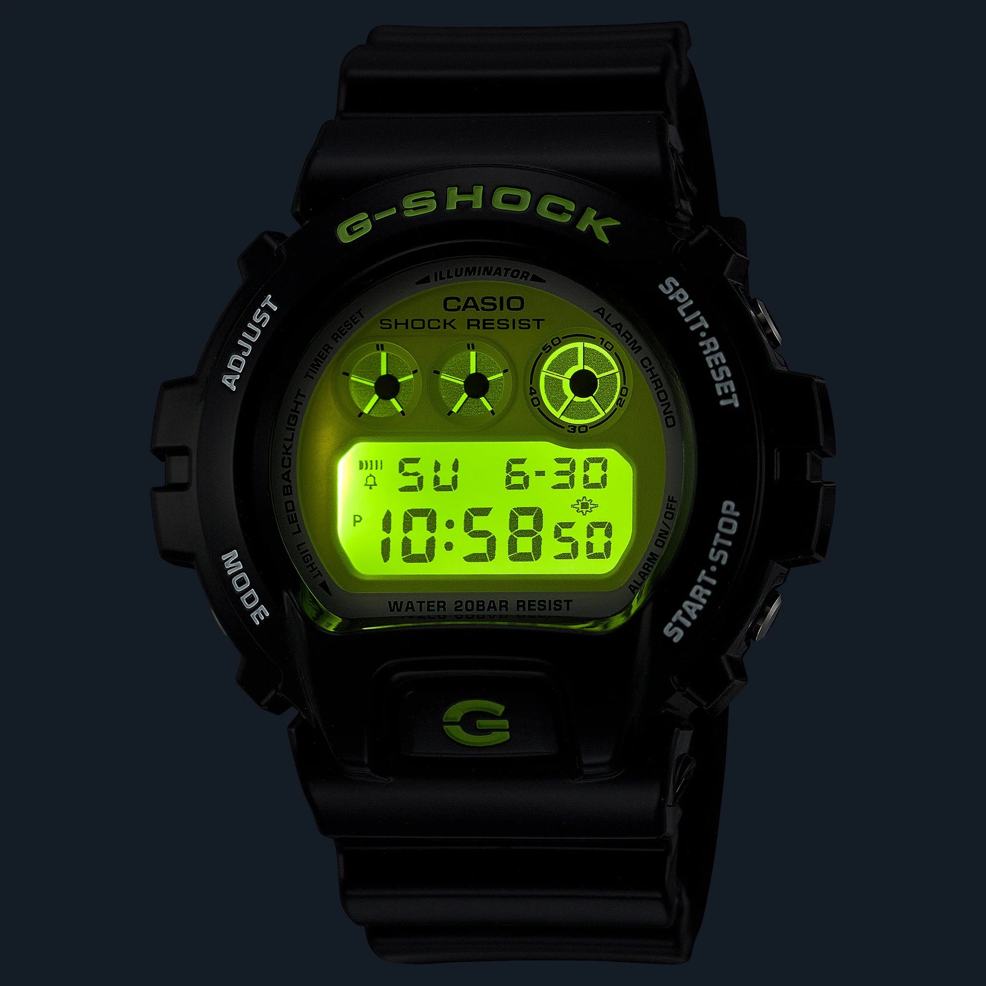 CASIO G-SHOCK DW-6900RCS-1JF Yellow CRAZY COLORS 2024 Men's Watch