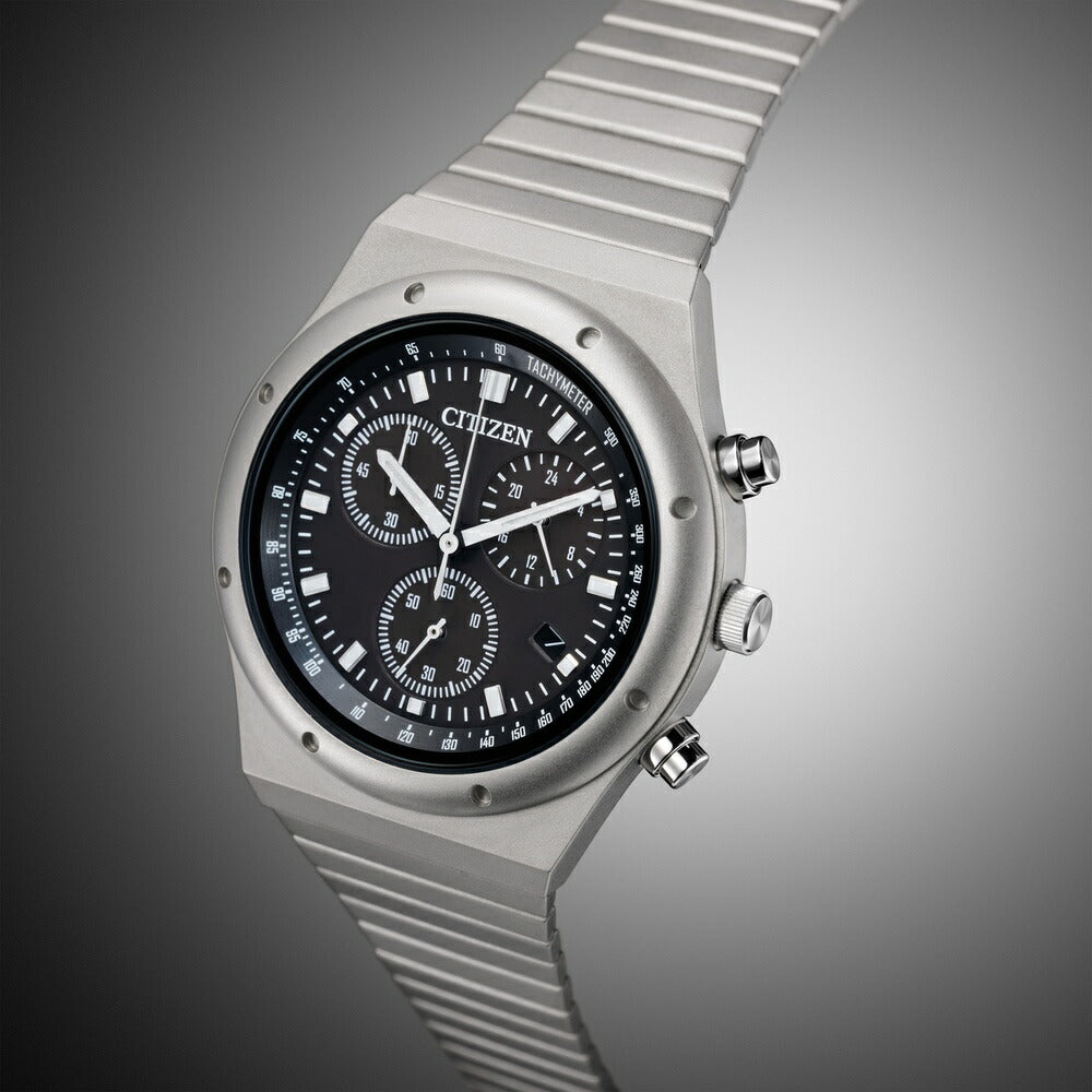 CITIZEN COLLECTION RECORD LABEL 1984 AT2540-57E Black Men's Watch