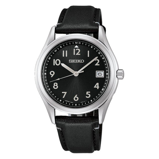 SEIKO Selection SBTM363 Black Solar Radio Men's Watch