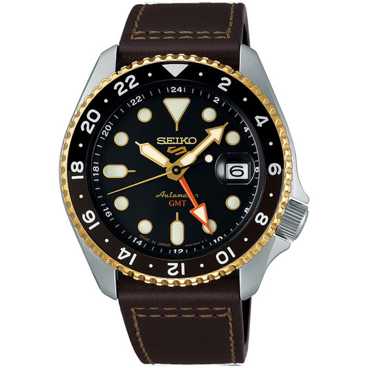 SEIKO 5 Sports SBSC020 Black SKX Sports Style GMT Men's Watch