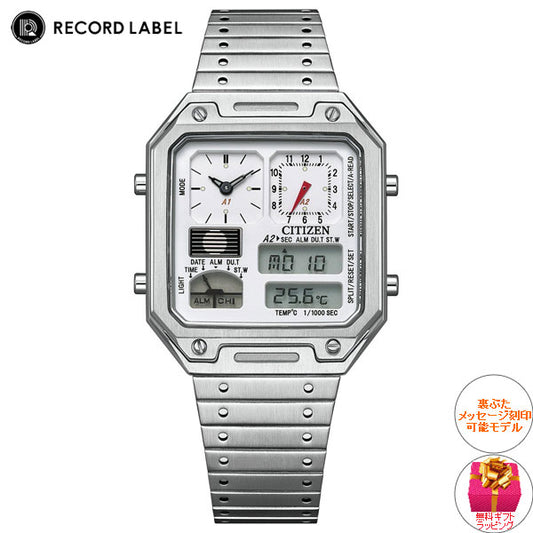 CITIZEN COLLECTION RECORD LABEL THERMO SENSOR JG2120-65A Unisex Watch