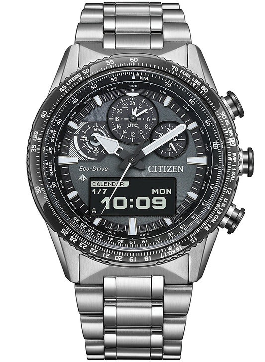 CITIZEN PROMASTER SKY JV2006-55H Gray Eco-Drive Ana-Digi Men's Watch product image