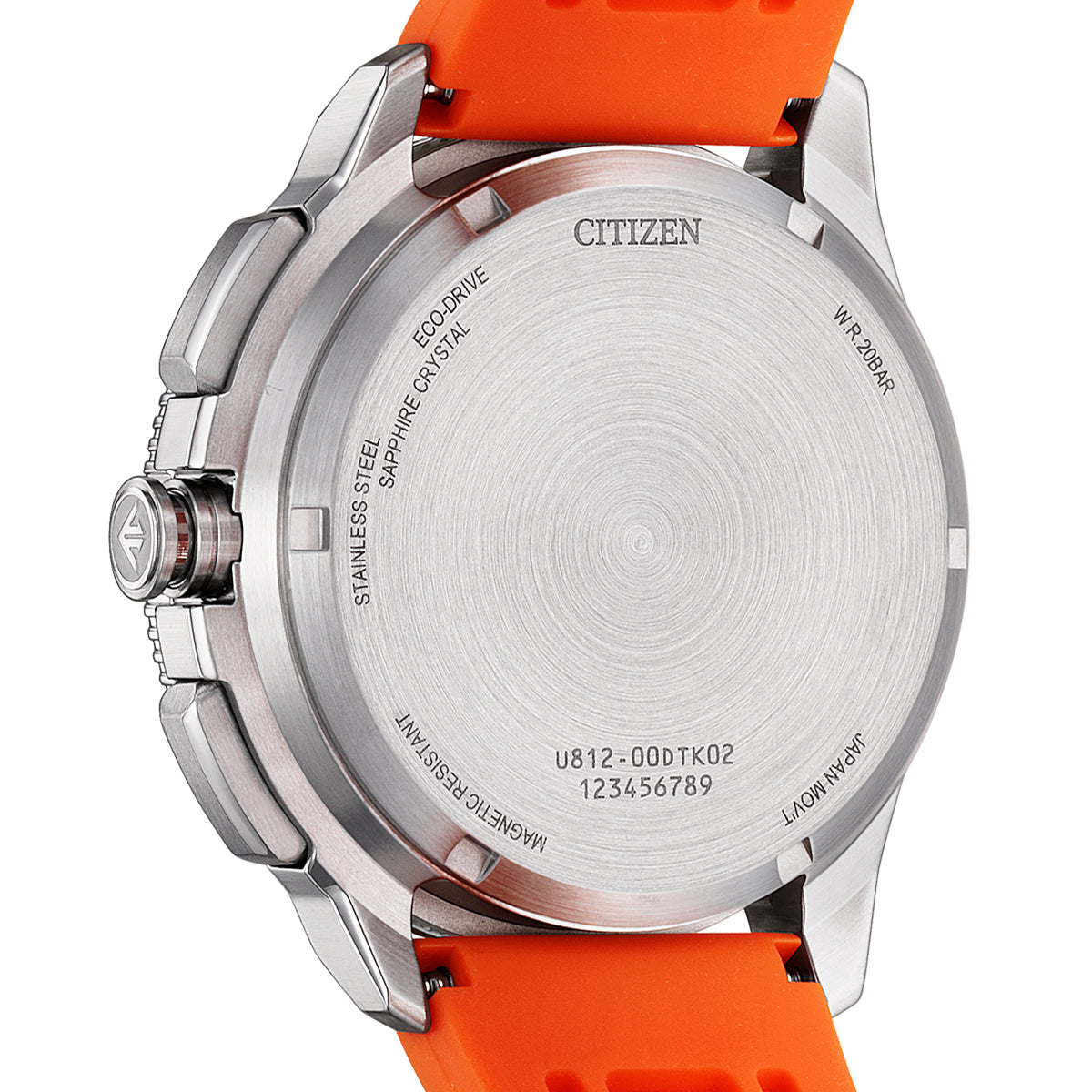 CITIZEN PROMASTER MARINE JV3000-13E Black Orange Eco-Drive Men's Watch product image