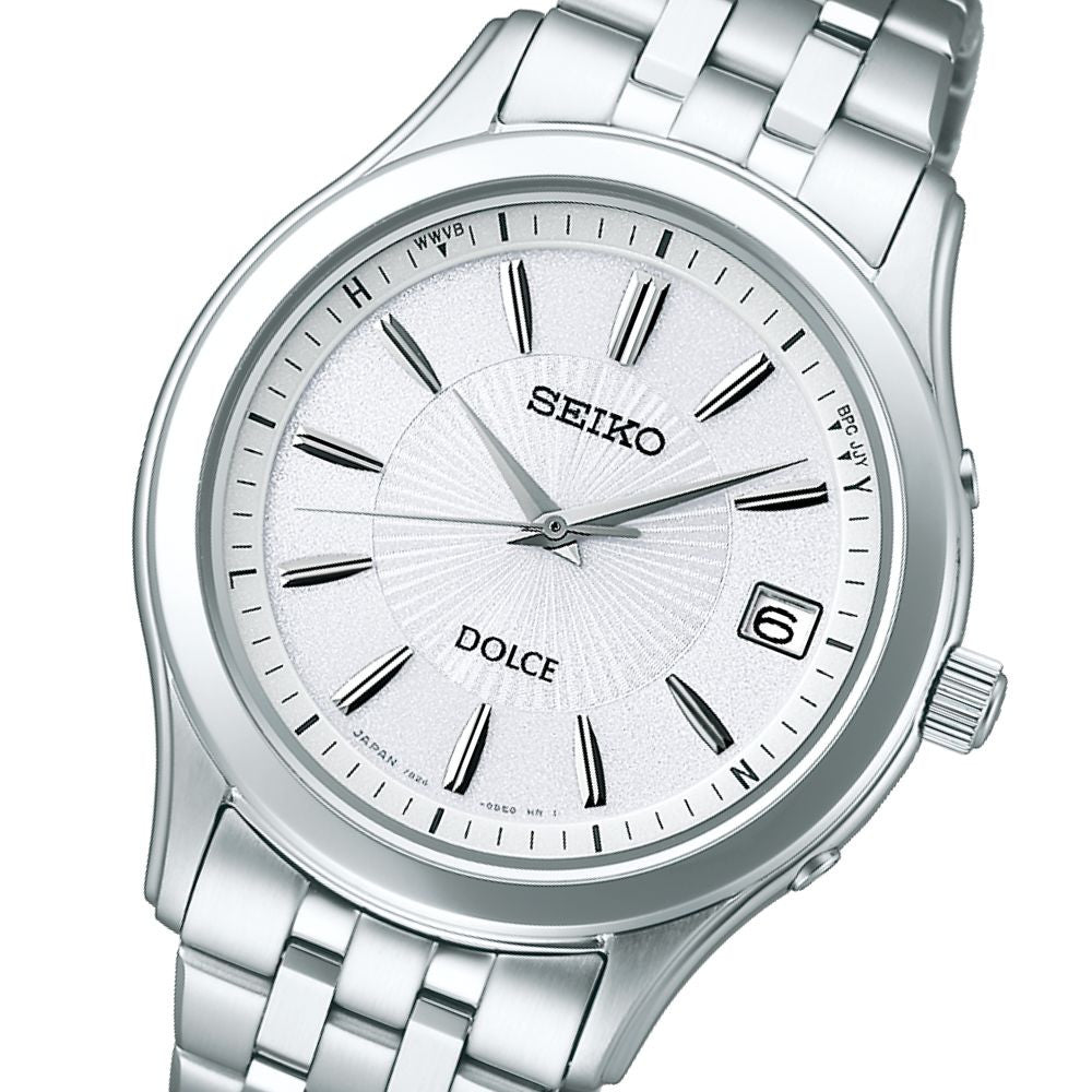 SEIKO DOLCE SADZ123 Men's Watch Sapphire glass super clear coating Stainless NEW - product image 2