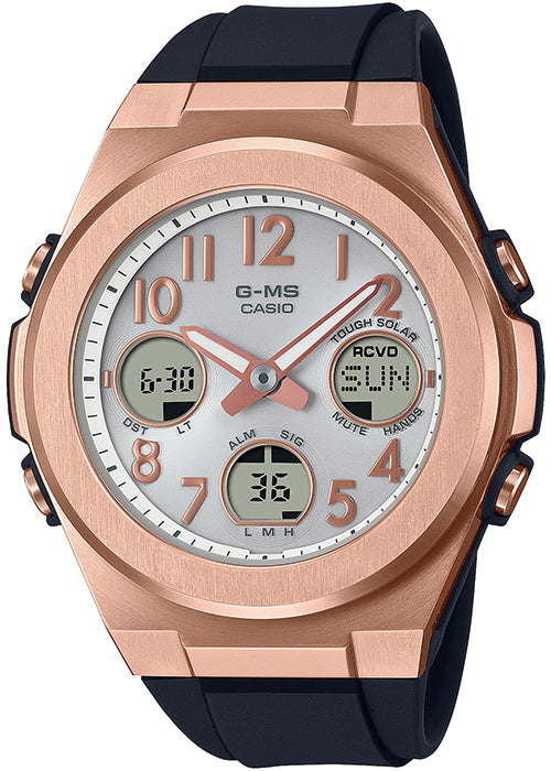 BABY-G G-MS MSG-W610G-1AJF Silver Rose Gold Solar Radio-Controlled Women's Watch product image