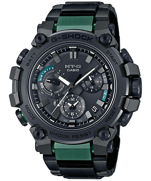 CASIO G-SHOCK MTG-B3000BD-1A2JF Black Green Solar Bluetooth Men's Watch