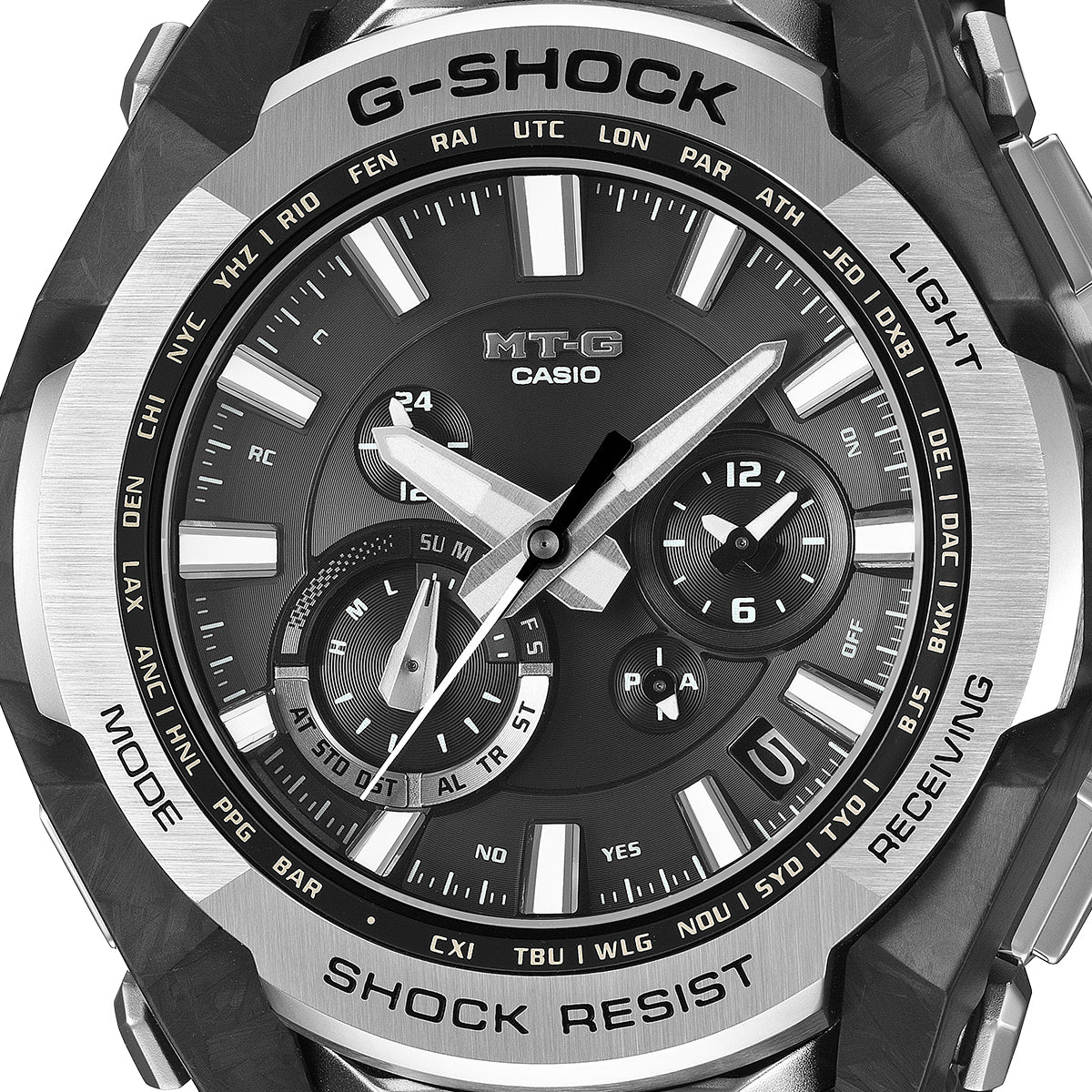 CASIO G-SHOCK MTG-B4000D-1AJF Silver Solar Bluetooth Men's Watch