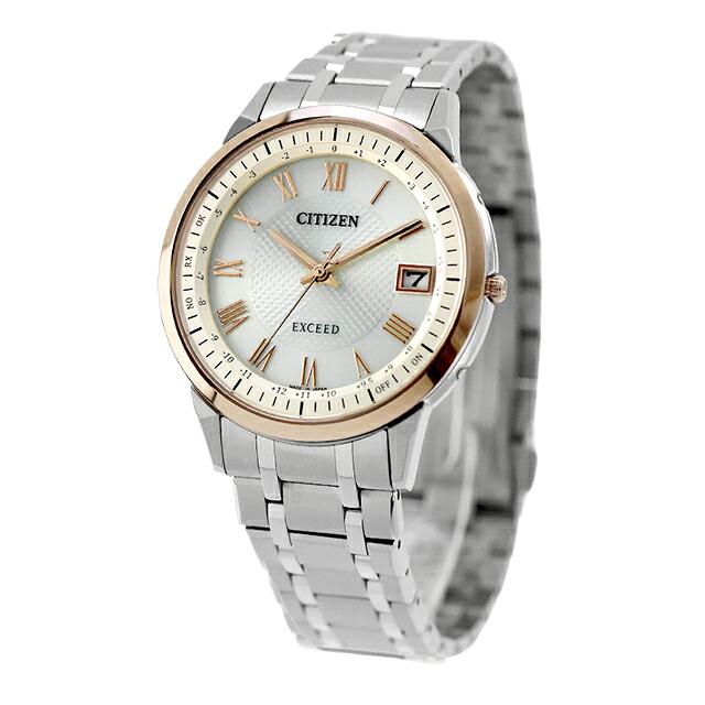 CITIZEN EXCEED CB1145-67A Champagne Gold Radio Men's Watch