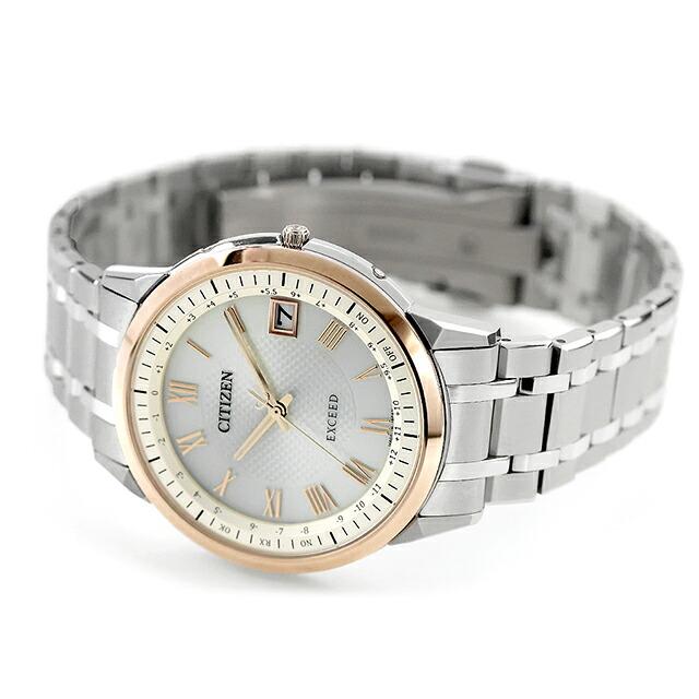 CITIZEN EXCEED CB1145-67A Champagne Gold Radio Men's Watch