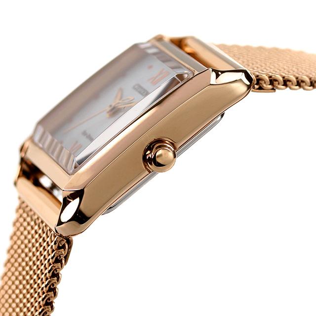 CITIZEN L Square Collection EW5593-64D Eco-Drive Women's Watch Gold