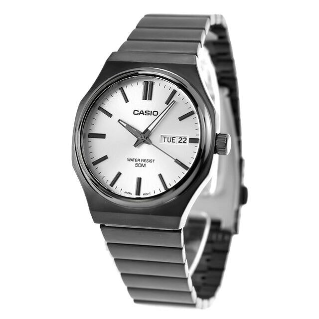 CASIO Standard MTP-E735B-7AVDF Silver Dial Black Quartz Men's Watch product image