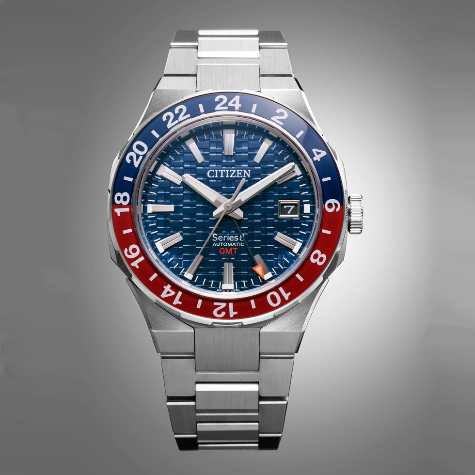 CITIZEN Series 8 NB6030-59L Blue Automatic GMT Men's Watch product image