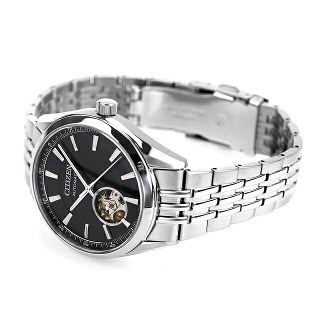 CITIZEN Collection NH9110-90E Black Automatic Open Heart Men's Watch product image