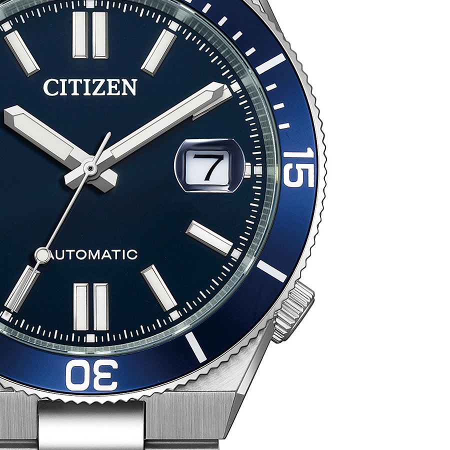 CITIZEN TSUYOSA NJ0230-59L Black Automatic Sapphire Men's Watch