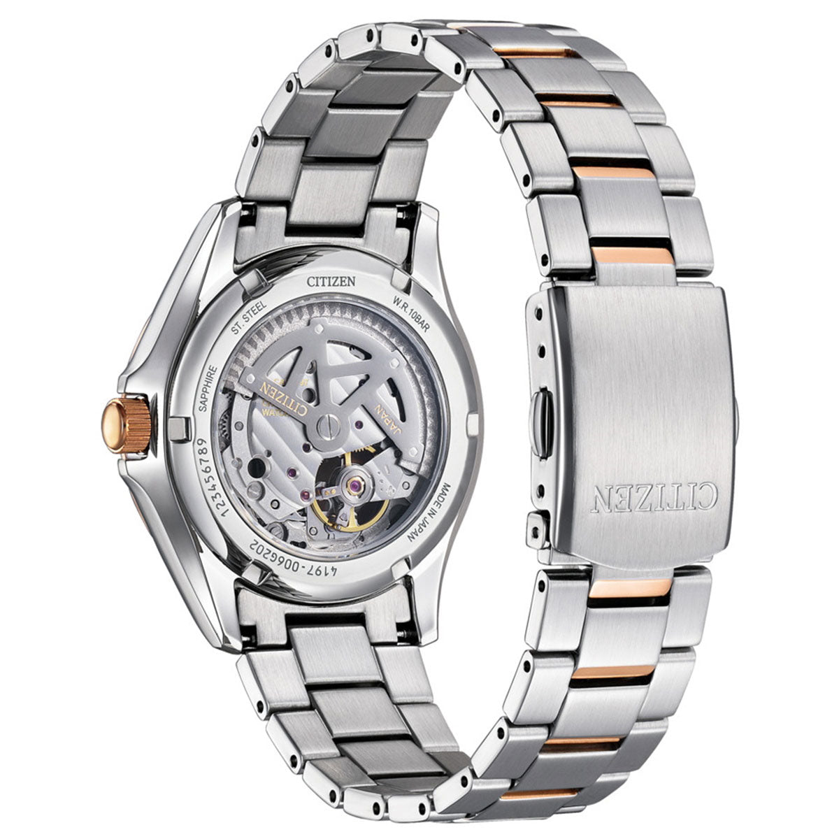 CITIZEN Collection NP1014-77E Black Automatic Open Heart Men's Watch product image