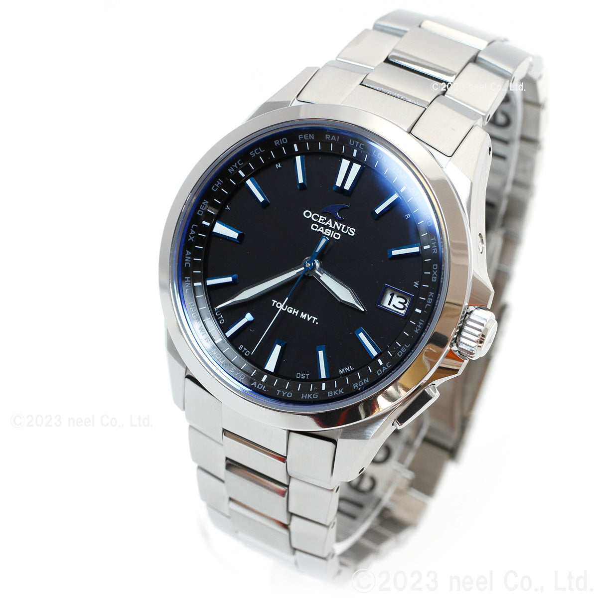 CASIO OCEANUS OCW-S100-1AJF Black Titanium Solar Radio Men's Watch