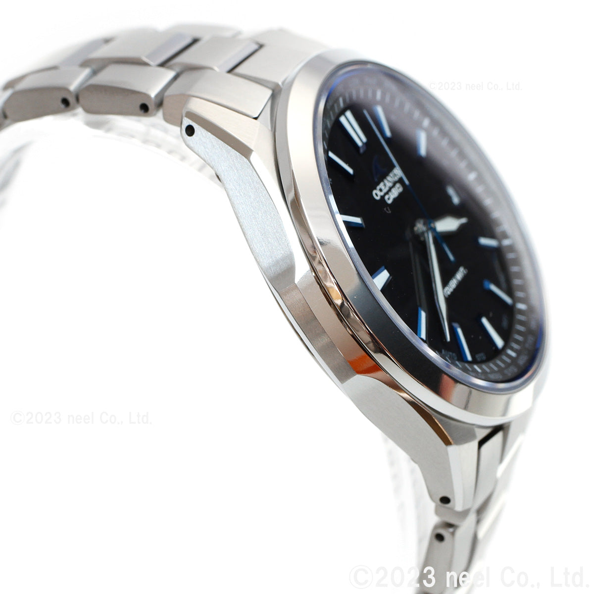 CASIO OCEANUS OCW-S100-1AJF Black Titanium Solar Radio Men's Watch