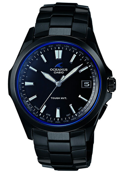 CASIO OCEANUS OCW-S100B-1AJF Black Solar Radio Titanium Men's Watch product image
