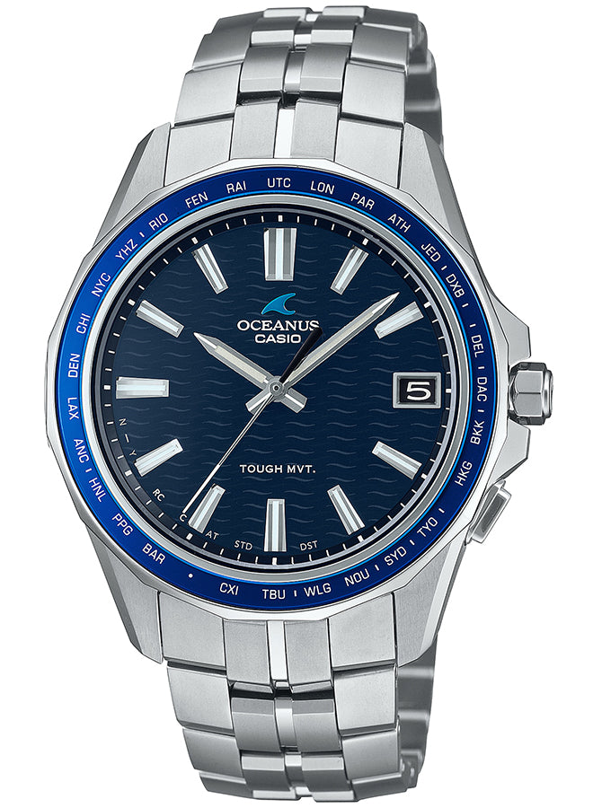 CASIO OCEANUS Manta OCW-S400-2AJF Blue Titanium Men's Watch