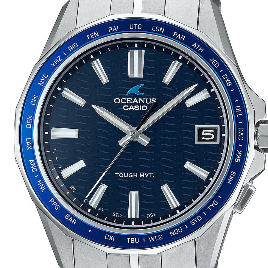 CASIO OCEANUS Manta OCW-S400-2AJF Blue Titanium Men's Watch