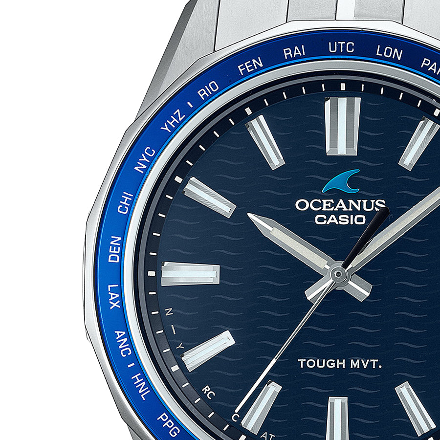 CASIO OCEANUS Manta OCW-S400-2AJF Blue Titanium Men's Watch