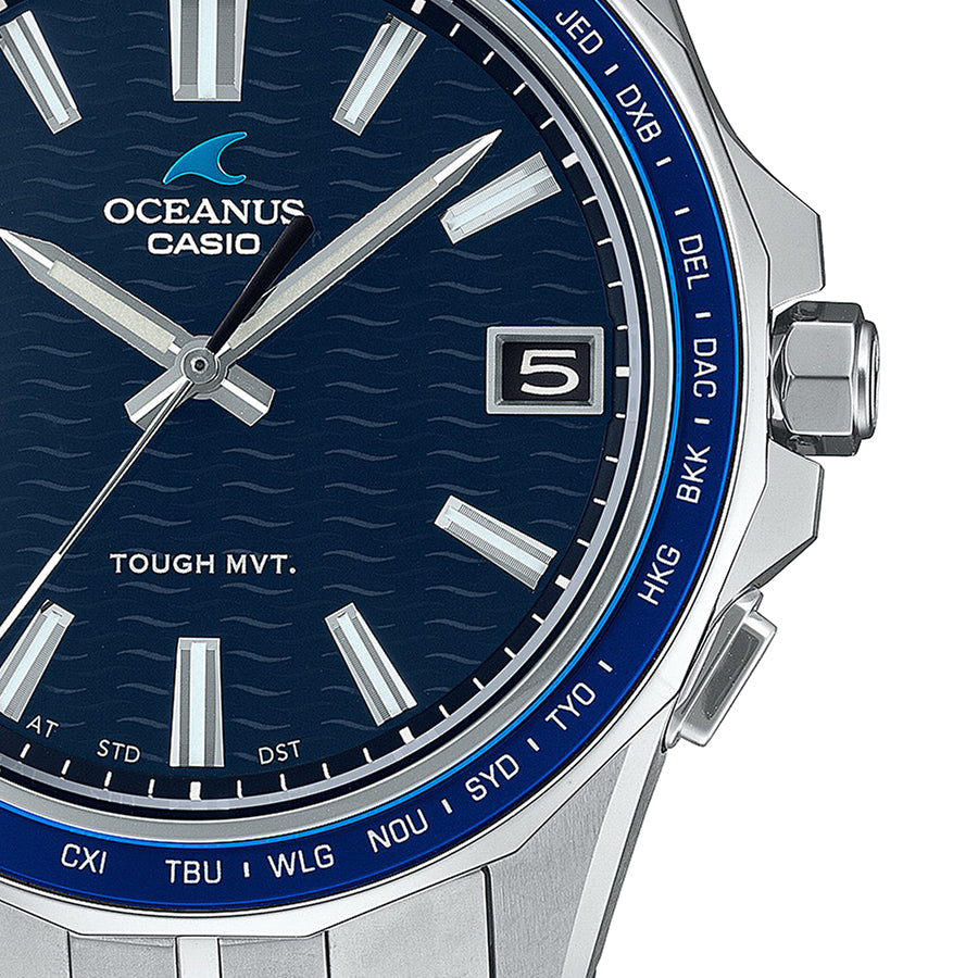 CASIO OCEANUS Manta OCW-S400-2AJF Blue Titanium Men's Watch