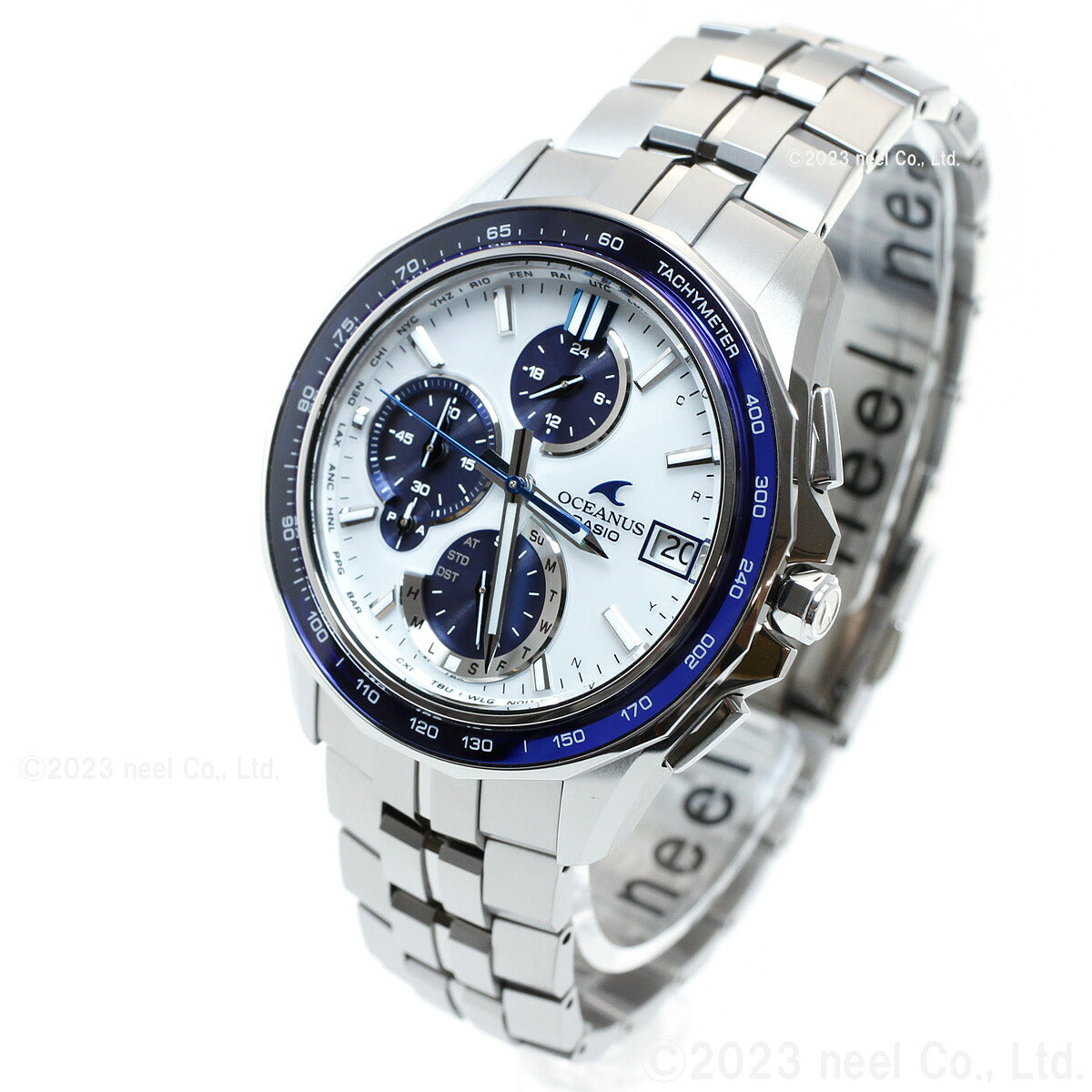 CASIO OCEANUS Manta S7000 Series OCW-S7000D-7AJF Silver Men's Watch
