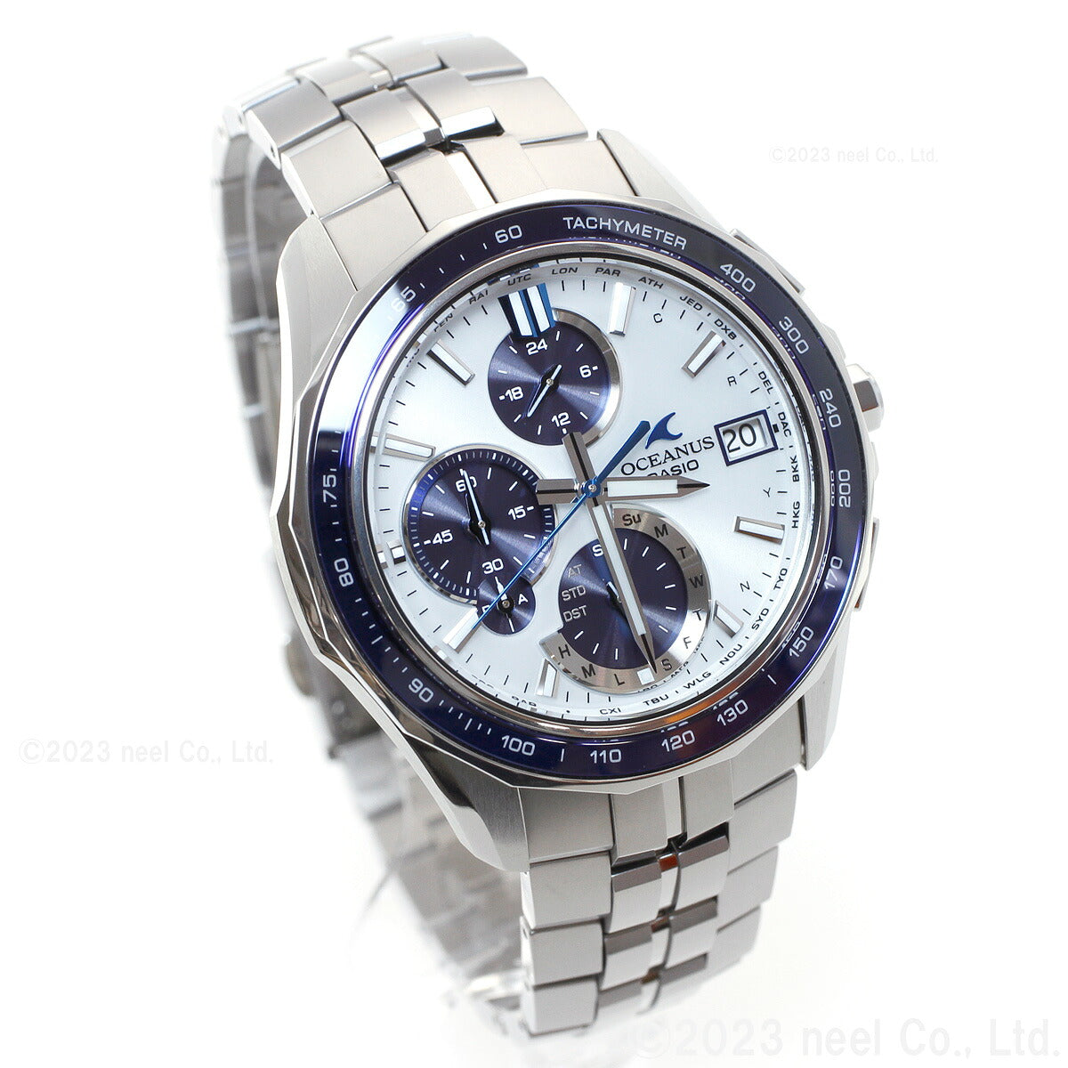 CASIO OCEANUS Manta S7000 Series OCW-S7000D-7AJF Silver Men's Watch