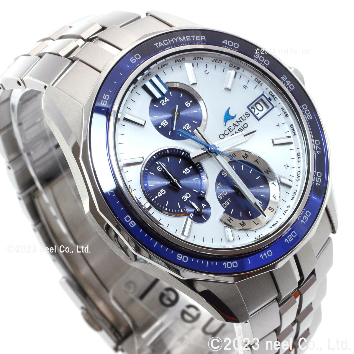 CASIO OCEANUS Manta S7000 Series OCW-S7000D-7AJF Silver Men's Watch