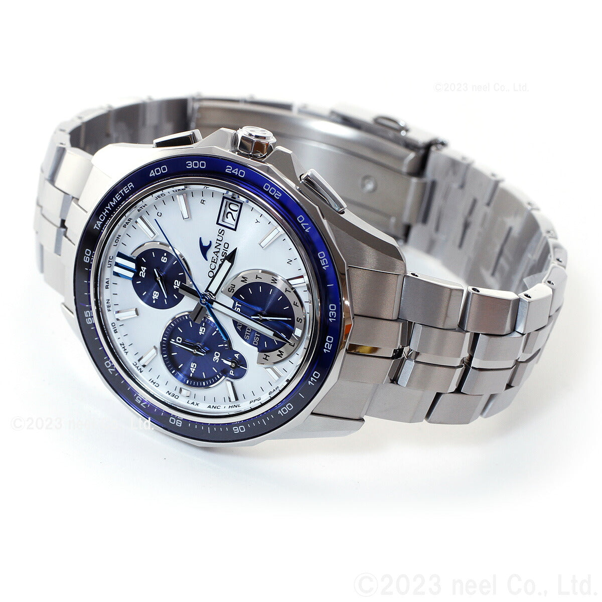 CASIO OCEANUS Manta S7000 Series OCW-S7000D-7AJF Silver Men's Watch