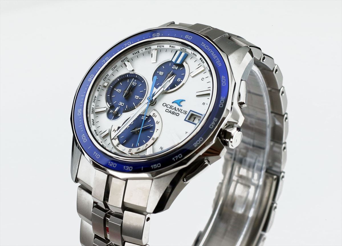 CASIO OCEANUS Manta S7000 Series OCW-S7000D-7AJF Silver Men's Watch