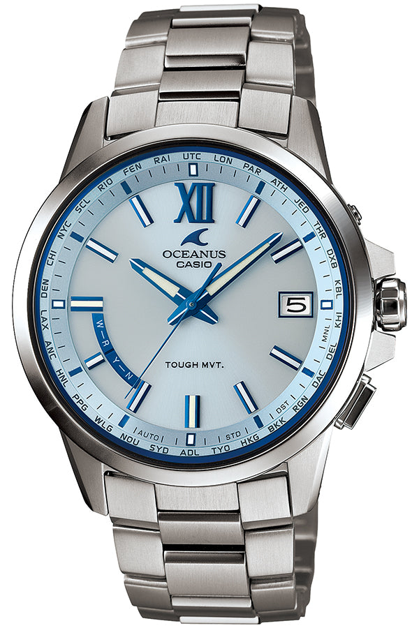 CASIO OCEANUS OCW-T150-2AJF Light Blue Tough Solar Men's Watch