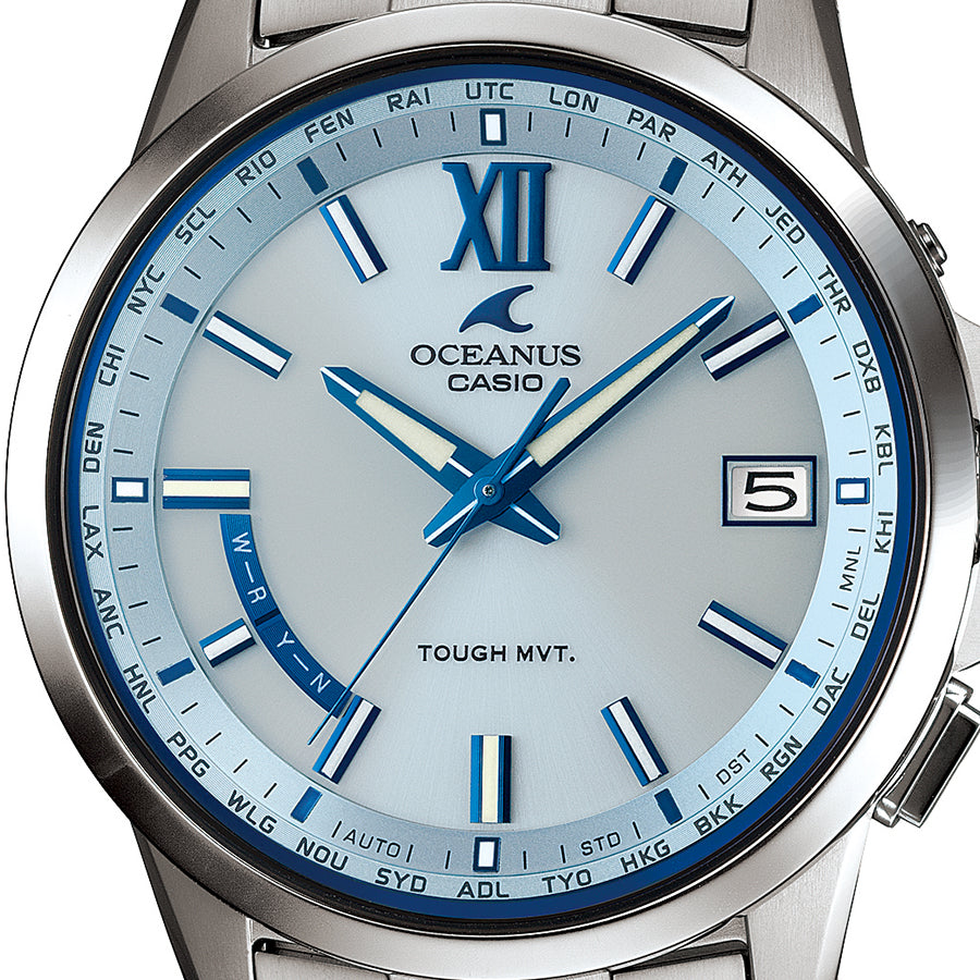 CASIO OCEANUS OCW-T150-2AJF Light Blue Tough Solar Men's Watch