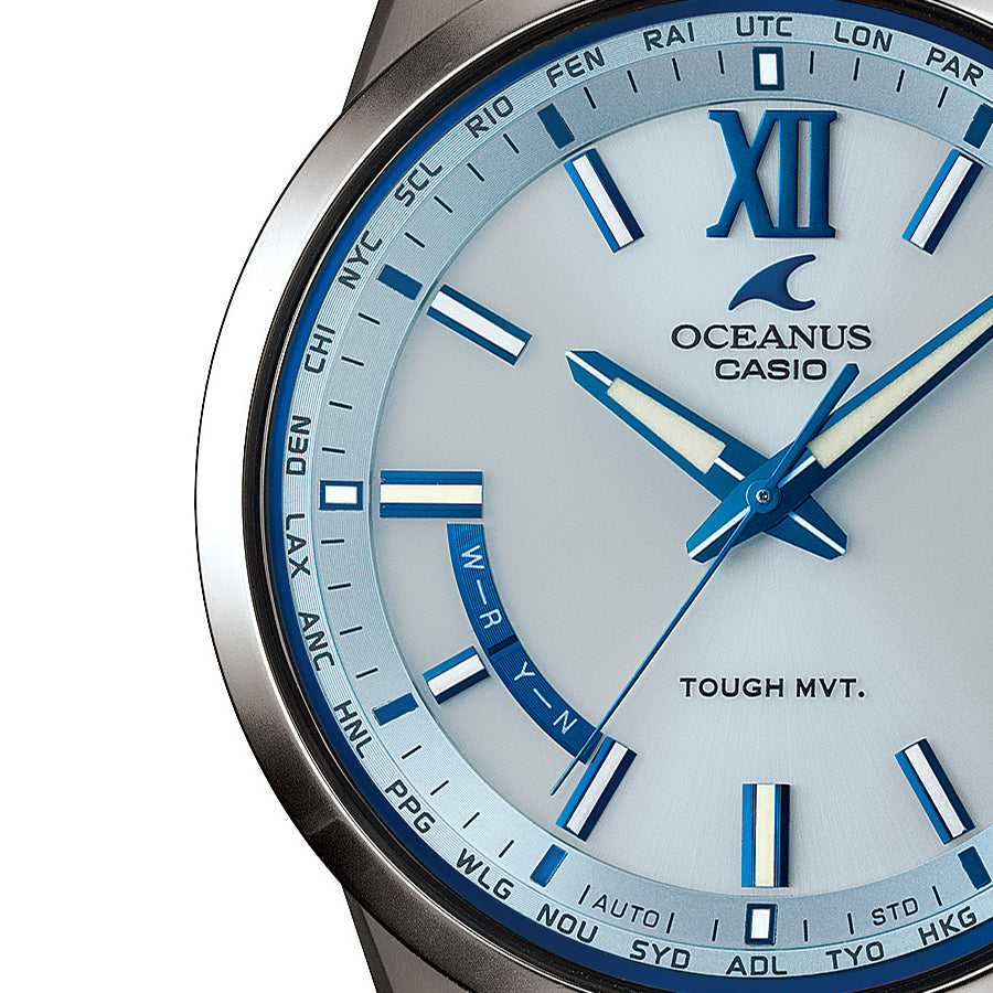 CASIO OCEANUS OCW-T150-2AJF Light Blue Tough Solar Men's Watch