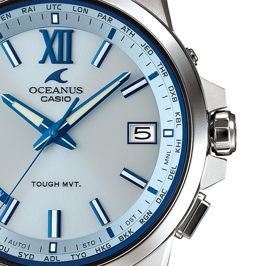 CASIO OCEANUS OCW-T150-2AJF Light Blue Tough Solar Men's Watch