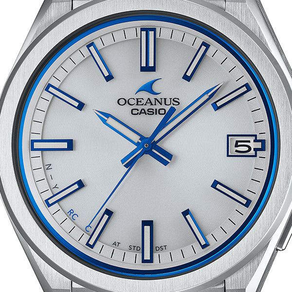 CASIO OCEANUS OCW-T200S-7AJF Silver Solar Radio Men's Watch