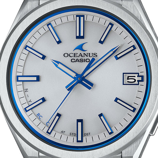 CASIO OCEANUS OCW-T200S-7AJF Silver Solar Radio Men's Watch
