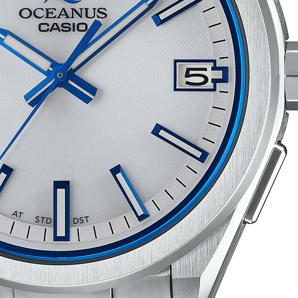 CASIO OCEANUS OCW-T200S-7AJF Silver Solar Radio Men's Watch