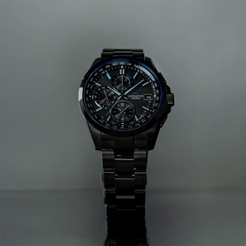CASIO OCEANUS OCW-T2600B-1AJF Black Solar Radio Titanium Men's Watch product image