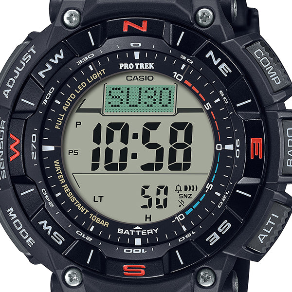 CASIO PRO TREK PRG-340-1JF Black Tough Solar Outdoor Men's Watch