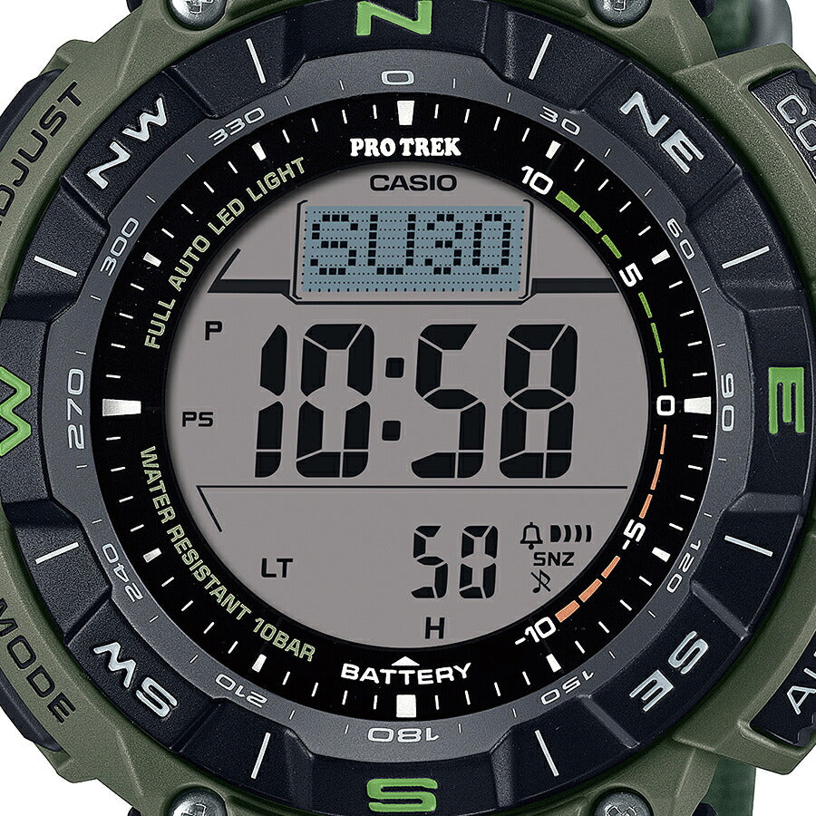 CASIO PRO TREK PRG-340B-3JF Green Solar Digital Men's Watch