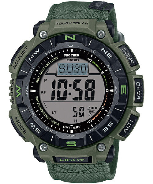 CASIO PRO TREK PRG-340B-3JF Green Solar Digital Men's Watch