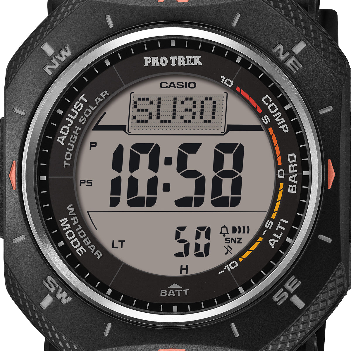 CASIO PRO TREK PRG-69-1JF Black Solar Compass Men's Watch