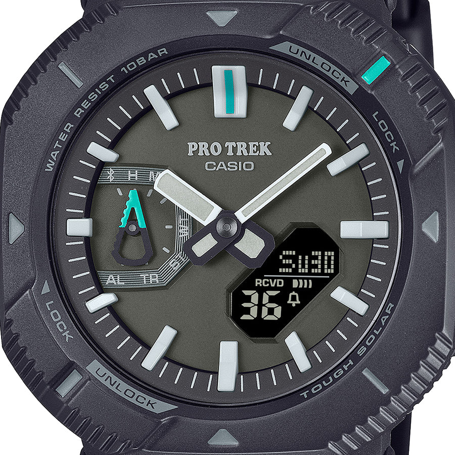 CASIO PRO TREK PRJ-B001-1JF Black Solar Bluetooth Men's Watch