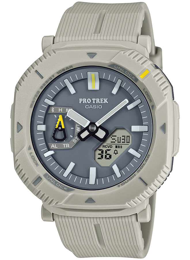 CASIO PRO TREK PRJ-B001-7JF Gray Solar Bluetooth Men's Watch