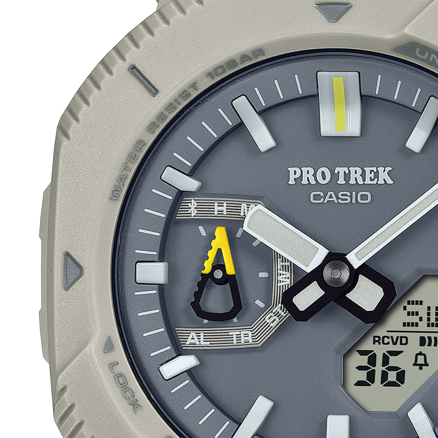 CASIO PRO TREK PRJ-B001-7JF Gray Solar Bluetooth Men's Watch