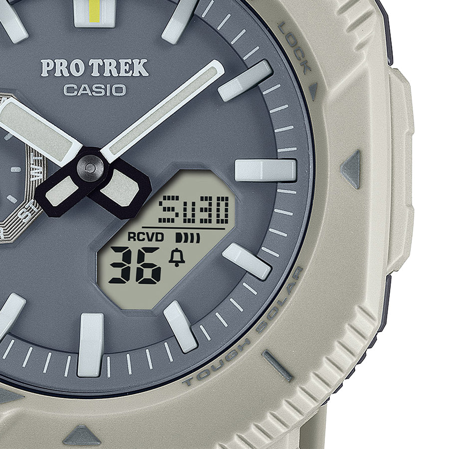 CASIO PRO TREK PRJ-B001-7JF Gray Solar Bluetooth Men's Watch
