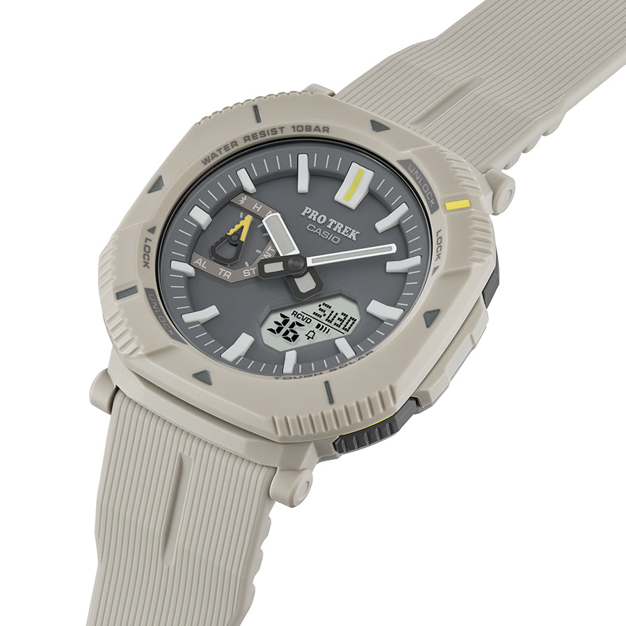 CASIO PRO TREK PRJ-B001-7JF Gray Solar Bluetooth Men's Watch